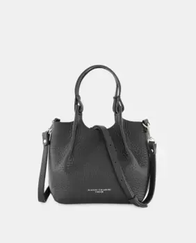 Черный хобо из воловьей кожи с ремнем на плечо Gianni Chiarini, черный