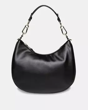 Черный хобо на молнии и дополнительной ручке Steve Madden, черный