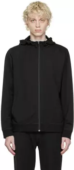 Черный худи Dri-Release Sunspel