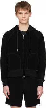 Черный худи из полотенец TOM FORD
