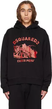 Черный худи Куско Dsquared2
