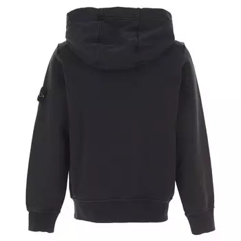 Черный худи на молнии Stone Island, черный