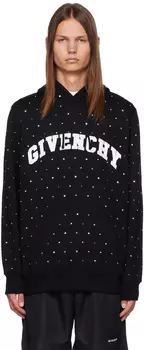 Черный худи с кристаллами Givenchy