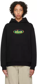 Черный худи с вышивкой Dime