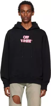 Черный - Худи узкого кроя Emotion Neon Off-White