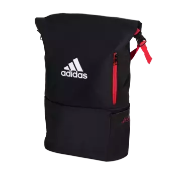 Черный и красный рюкзак для мультиигр Adidas