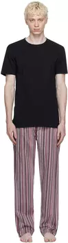 Черный и разноцветный пижамный комплект Manchester United Edition, красный Paul Smith