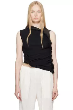 Черный и серый топ Beanstalk ISSEY MIYAKE