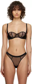 Черный иллюзионный бюстгальтер Kiki de Montparnasse