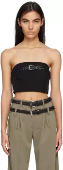 черный камзол с поясом lesugiatelier