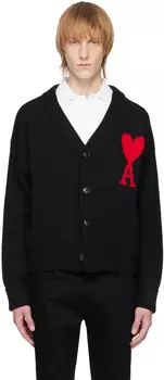 Черный кардиган Ami de Cur AMI Alexandre Mattiussi