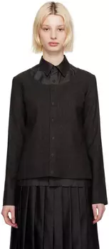 Черный кардиган грязевого цвета UMBER POSTPAST