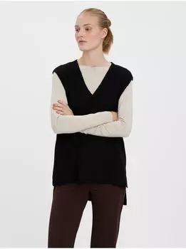 Черный кардиган из смесовой шерсти VERO MODA Plaza