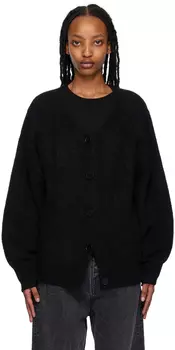 Черный кардиган коричного цвета by Malene Birger