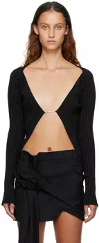 Черный кардиган 'La maille Pral' Jacquemus