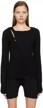 Черный кардиган Le Papier 'La Maille Pau' Jacquemus