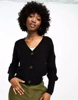 Черный кардиган на пуговицах Vero Moda