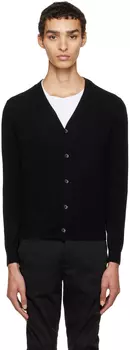 Черный кардиган с карманами ASPESI