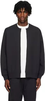 Черный кардиган с разрезом Lady White Co.