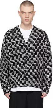 Черный кардиган WD1 We11done