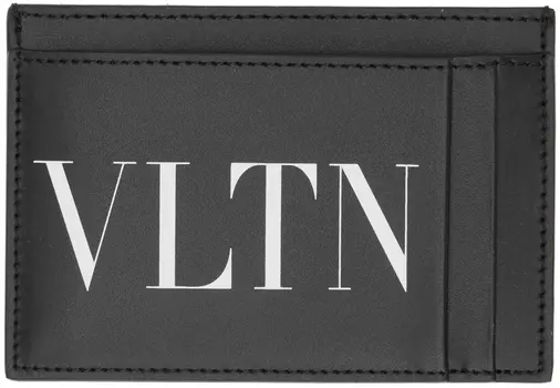 Черный картхолдер VLTN Valentino Garavani