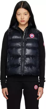 Черный кипарисовый пуховый жилет Canada Goose