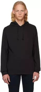 Черный классический худи с капюшоном \Пламя\"" rag & bone