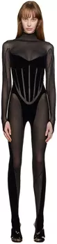 Черный комбинезон Mugler Edition Wolford
