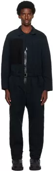 Черный комбинезон с поясом sacai