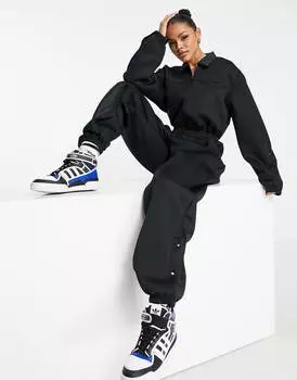 Черный комбинезон с воротником-трубой adidas Originals Mountain Explorer