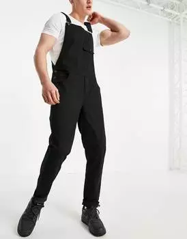 Черный комбинезон скинни ASOS DESIGN