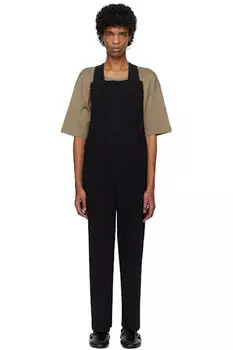 Черный комбинезон со складками 1 HOMME PLISS ISSEY MIYAKE