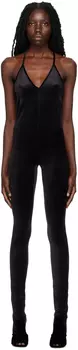 Черный комбинезон Zephyr Rick Owens Lilies