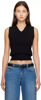 Черный коми-жилет The Row