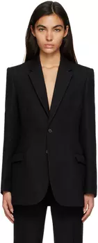 Черный контурный пиджак WARDROBE.NYC