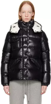 Черный - Короткий пуховик Flumet Moncler