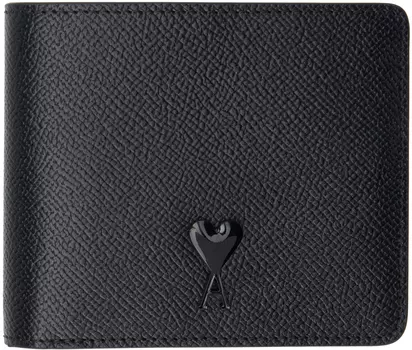Черный кошелек Ami de C?ur AMI Alexandre Mattiussi