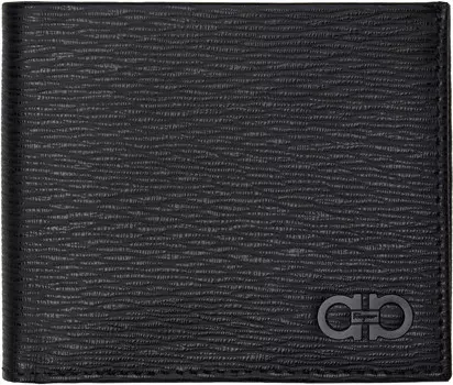 Черный кошелек Gancini Ferragamo, Black/Rain