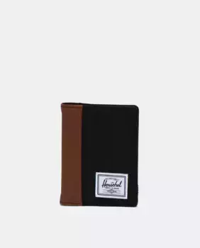 Черный кошелек Gordon с блокировкой RFID Herschel, черный
