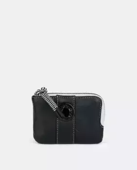 Черный кошелек из искусственной кожи Caminatta, черный