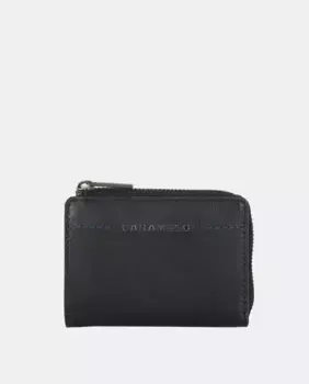 Черный кошелек на молнии Caramelo