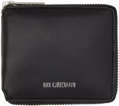 Черный кошелек на молнии Han Kjobenhavn
