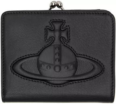 Черный кошелек Orb с инжекцией Vivienne Westwood
