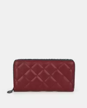 Черный кошелек с мягкой подкладкой из полиуретана Caminatta, бордовый