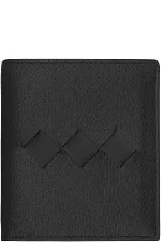 Черный кошелек Tre Flap для карточек Bottega Veneta