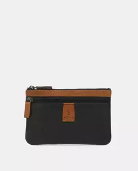 Черный кожаный кошелек Abbacino, черный