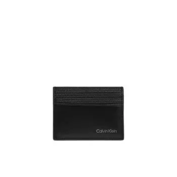 Черный кожаный кошелек Calvin Klein