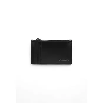 Черный кожаный кошелек Calvin Klein