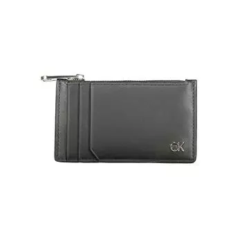 Черный кожаный кошелек Calvin Klein