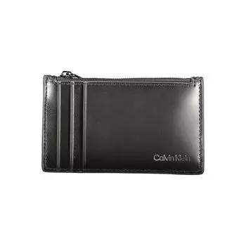 Черный кожаный кошелек Calvin Klein